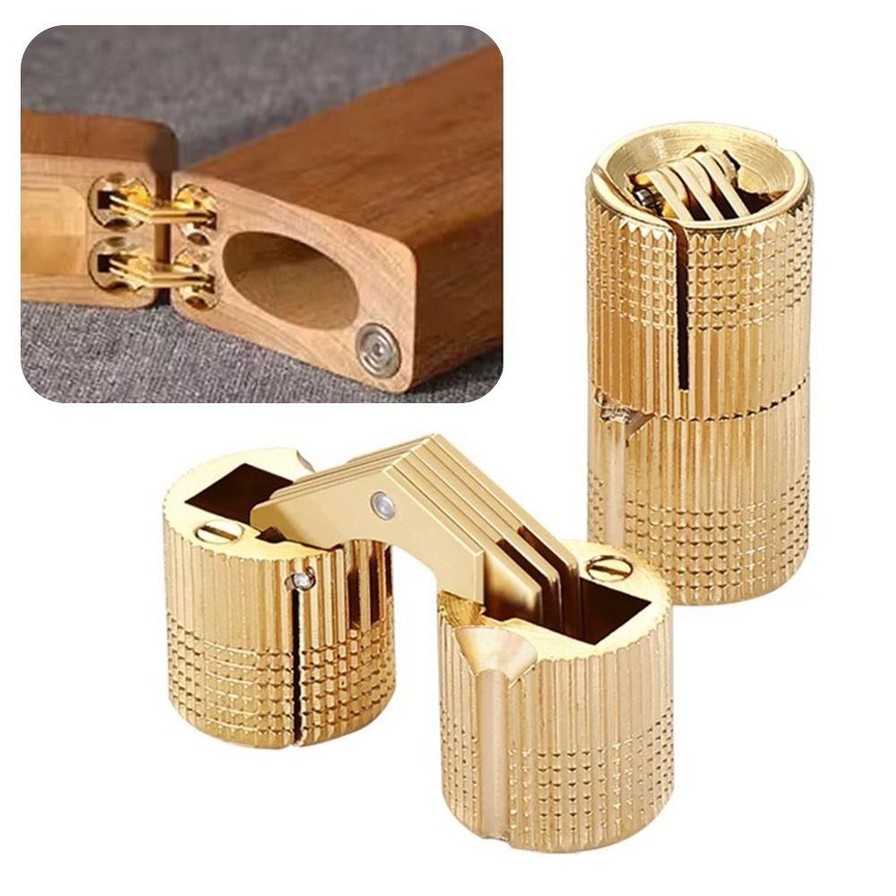 8-18mm Brass Hinges Invisible Furniture Hinges New Hardware Door