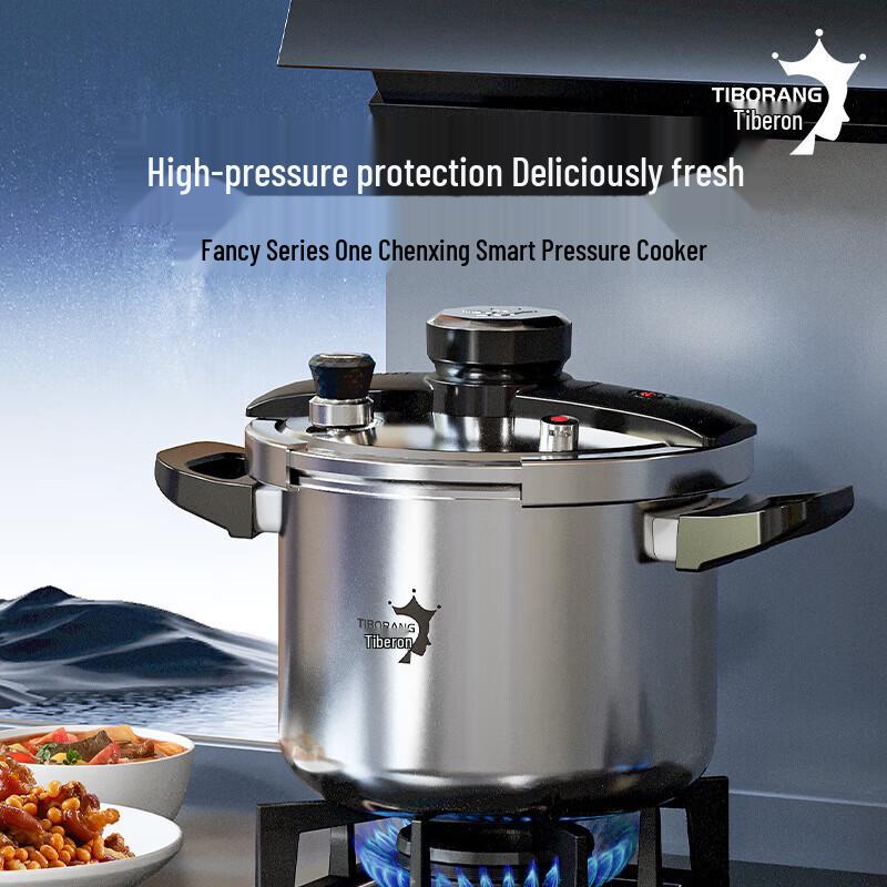 TIBORANG 6L 304 Stainless Steel Pressure Cooker
