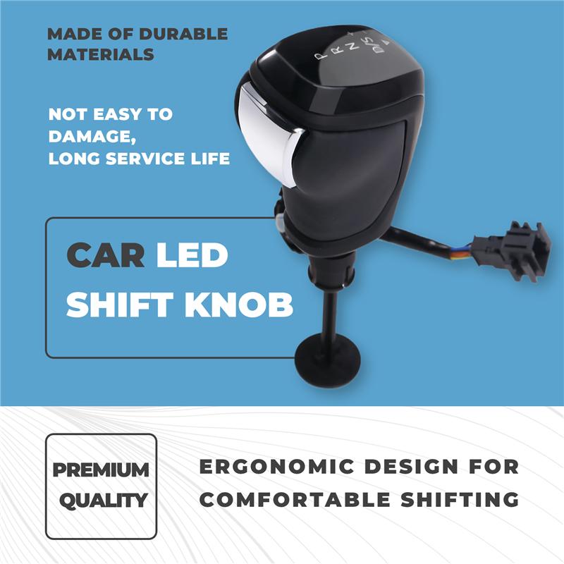 A28G-Car LED Shift Knob Electronic Shift Handle With Red Light For VW Golf Mk6 Mk7 Passat B7 B8 Tiguan MK2 Shift Handle