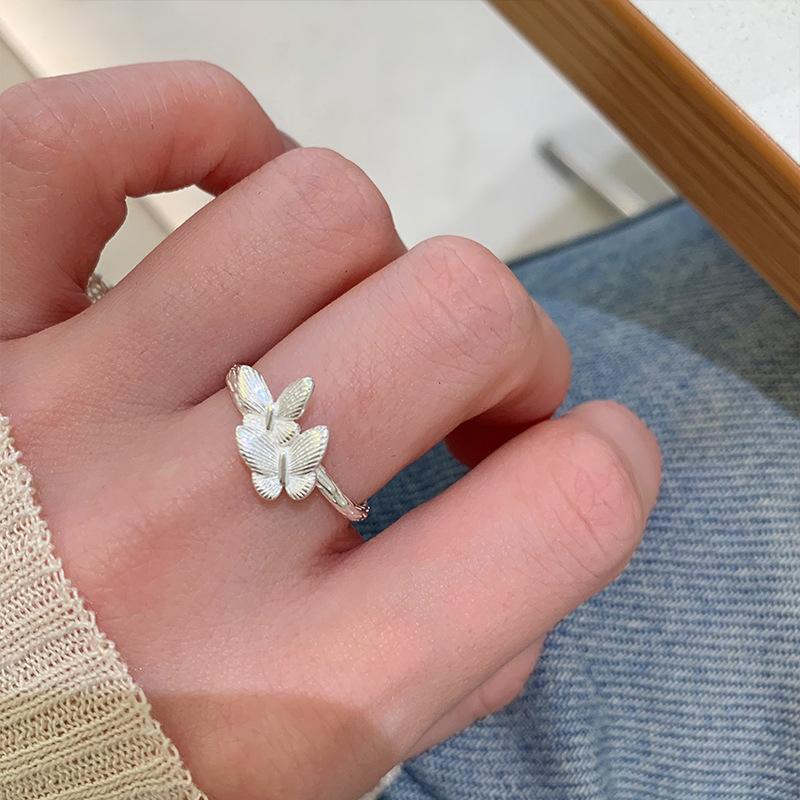 

Butterfly Opencuff Trendy Ring For Women Delicate And Minimalist Jewelry Piece