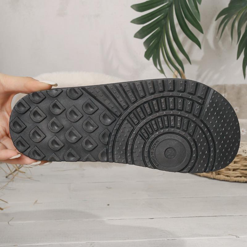 Winter Außenhandel neue gewebte kurze Schneestiefel Damen dicksohlige verdickte gefütterte dicksohlige Baumwollschuhe