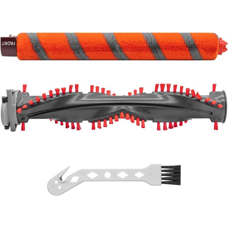 Replacement Roller Brush Kit Compatible with Shark NV800,NV800W,NV801,NV801Q,NV803,Vacuum Cleaner (1 Soft Roller Brush + 1 All-Surface Roller Brush) NV800