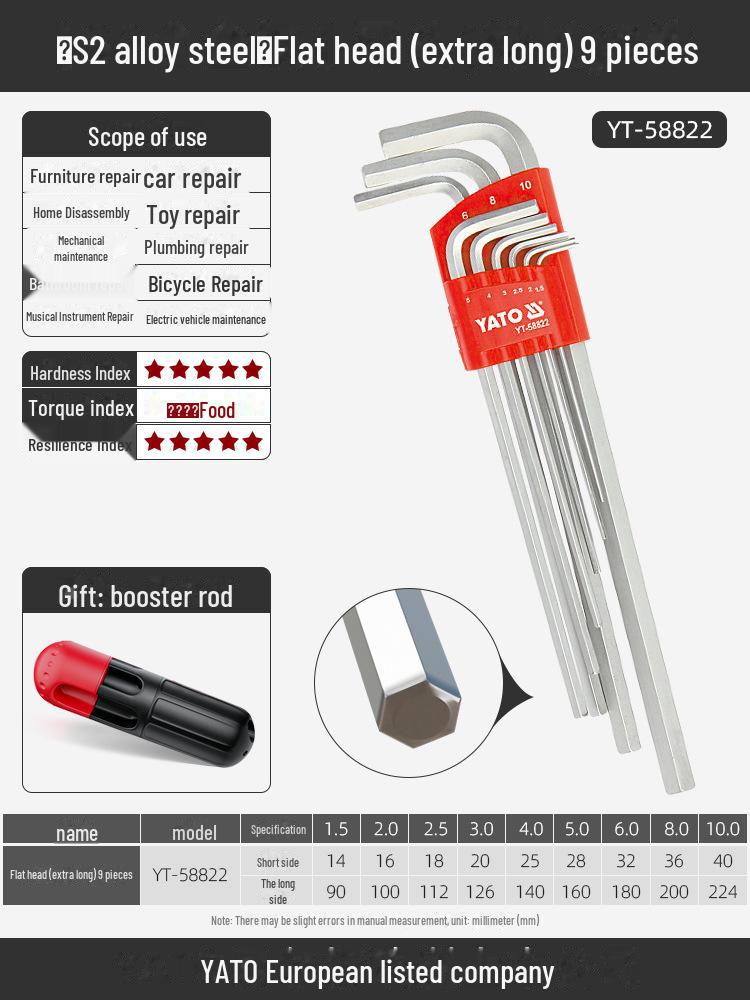 Yiertuo Hexagonal Wrench & Screwdriver Set