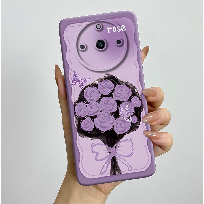 For Realme 11 Pro+ Case RMX3740 RMX3741 Soft Silicone Flowers Back Cover For Realme 11 Pro Plus ProPlus Shockproof Phone Cases