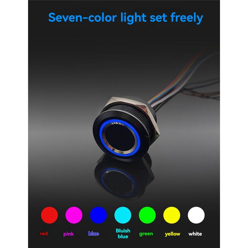2025 Trend R503 RGB Ring Indicator Fingerprint Module Capacitive Fingerprint Module Sensor Scanner IP65 Waterproof