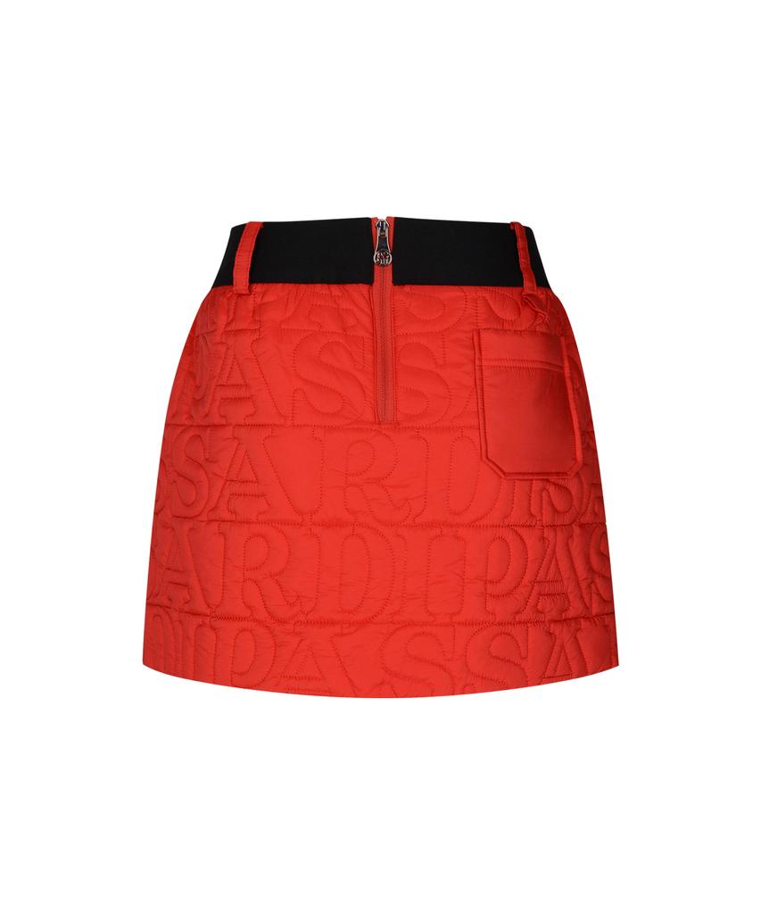 Pasadigolpeu Logo Quilted Skirt