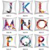 Colorful Creative Letter Decorative Pillowcase Living Room Office Home Pillowcase Car Ornaments