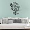 Black Metal Hummingbird Wall Decor, Laser Cut Bird Wall Art, 11.8x8.6 Inch, Minimalist Sculpture for Garden Patio Indoor