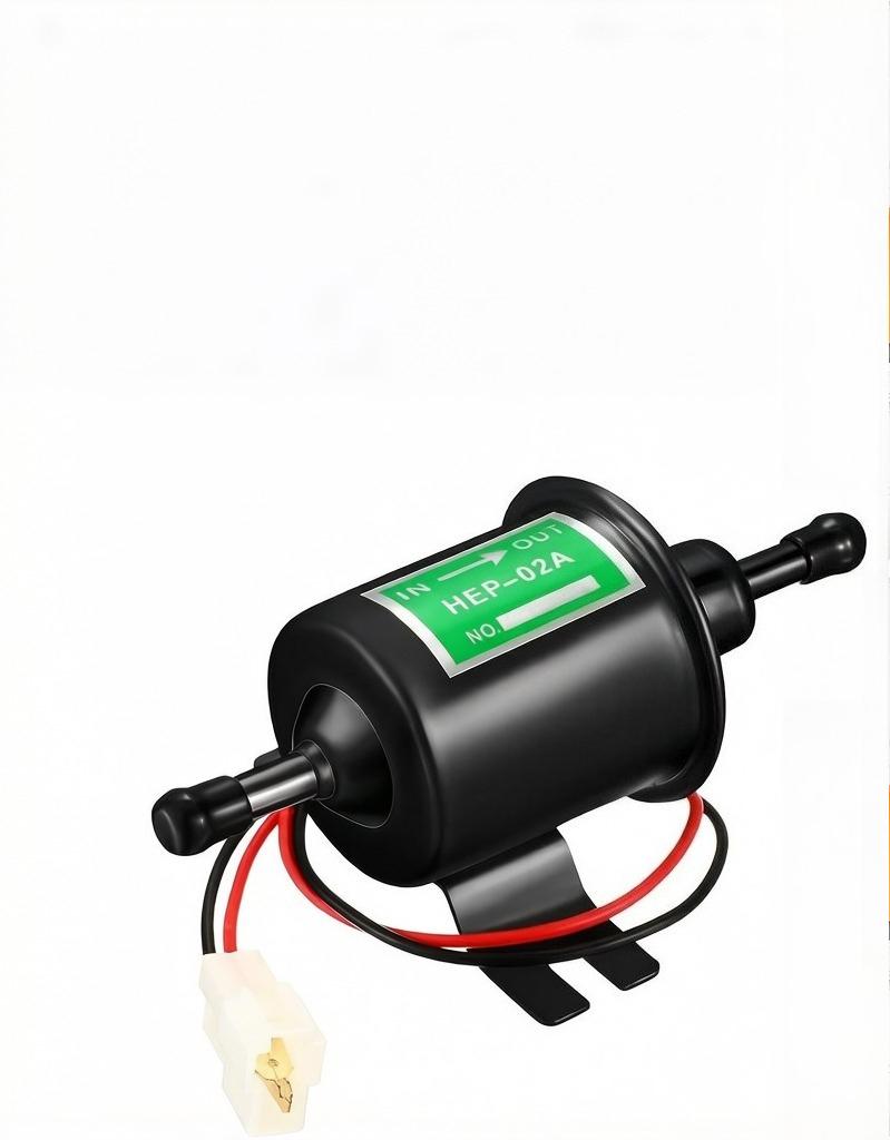 12V Universal Electric Fuel Pump Low Pressure Bolt Fixing Wire Diesel Petrol HEP-02A for Car Carburetor Motorcycle