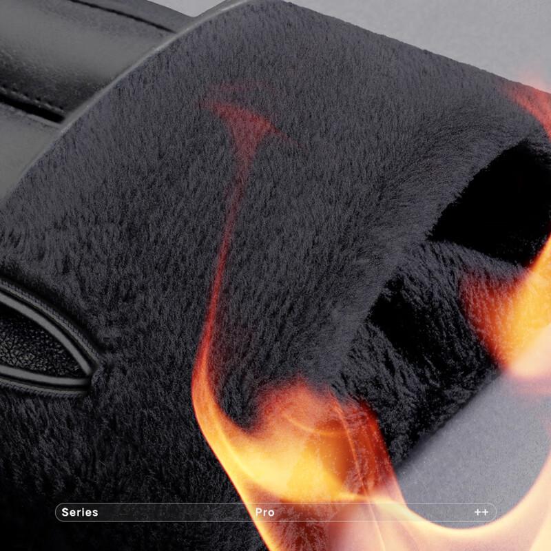 RED DRAGONFLY Men's Winter Genuine Leather Touchscreen Gloves