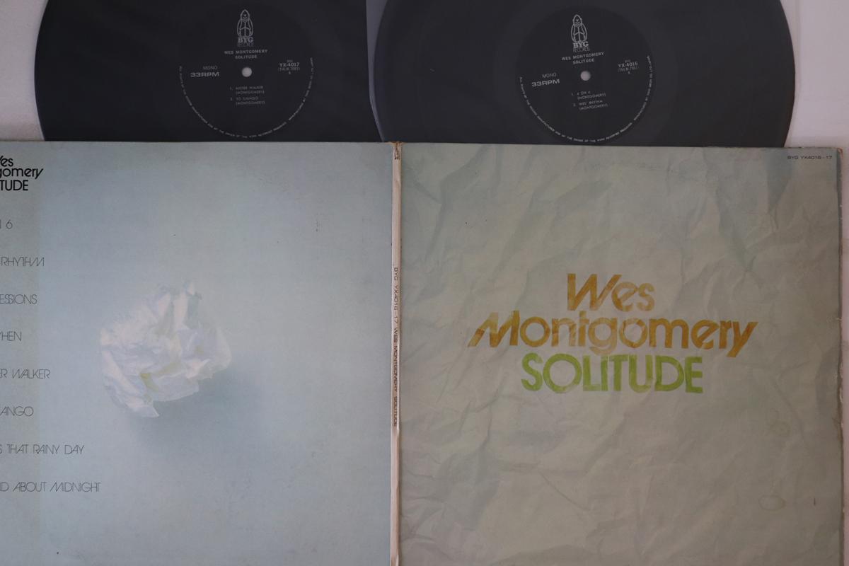 

LP Record WES MONGOMERY - Solitude BYGYX401617 BYG Japan Jazz Used