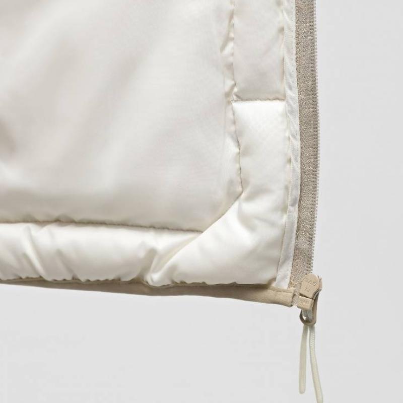 New Converse PATCH POCKET PUFFER Puffer Jacket Men's Khaki 10023798-A04