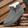 Winter Men Boots Thick Fleece Warm Men Snow Boots Outdoor Non-Slip Cotton Shoes Fashion Comfor Men Ankle Boots Botas Para Hombre