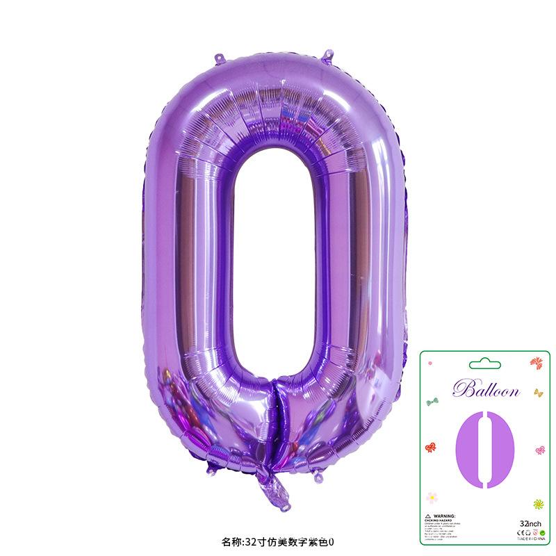 Halloween Decorations Birthday Balloon Set Music Girl Number Aluminum Ballons Kids Cosplay Party Supplies Gift Favor Decor