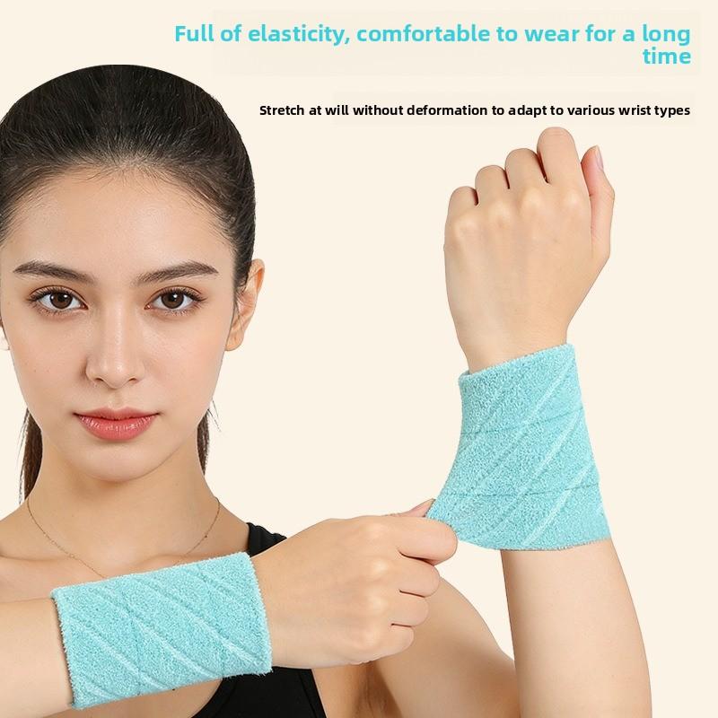 Wrist Guard Absorbs Sweat, Protects The Wrist, Prevents Sprains, Suitable for Sports and Fitness, Anti-slip, High Elasticity Wrist