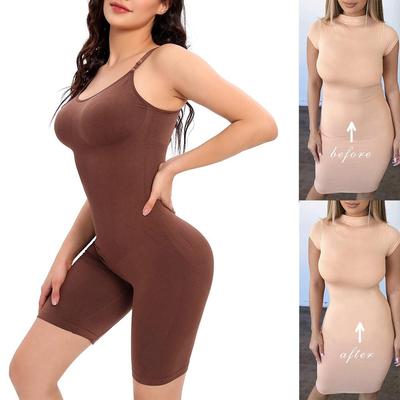 Kadın Şekillendirici Bodysuit Karın Kontrolü Tüm Vücut Şekillendirici Zayıflama İç Çamaşırı Uyluk İnceltici Bodysuit Kuşak Dikişsiz Atlet Üstler Leotard Tulum