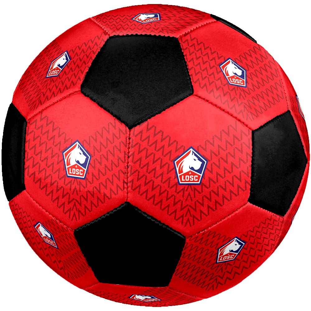 LOSC Lille Soccer Ball Colorful All Ages Machine Stitched PVC Competition Ready Durable High-Bounce.SIZE5