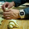Casio G-SHOCK Quartz Watch DW-5600WM-5ER Gray Stripe Plastic Strap Men's 24