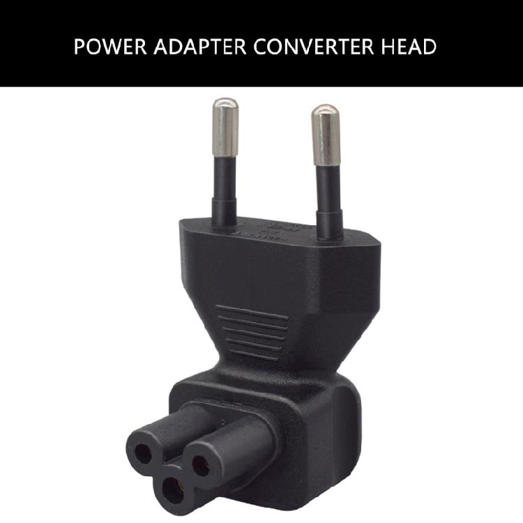 EU Power Conversion Adapter from EU4.0MM to IEC320 C5 Connection for Consumer Electronics