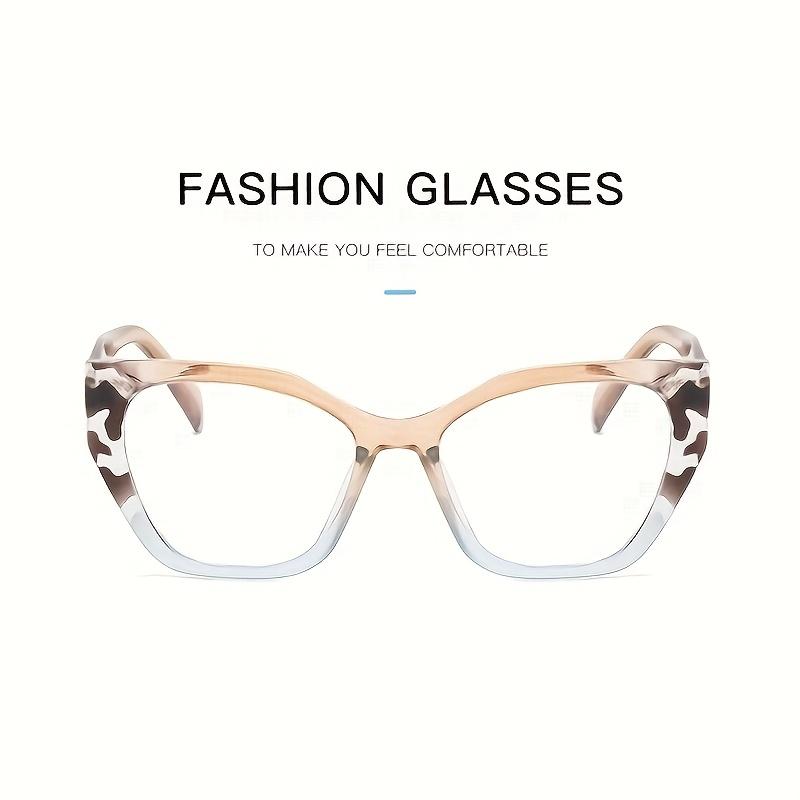 1Pcs New Ultra-Light Color-Changing Anti-Blue Light Glasses High-End Pc Cat Eye Glasses Frame Men And Women Fashion Glasses