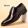 Men Dress Shoes Quality Patent Leather Business Shoes Fashion Casual Office Footwear Luxury Party Wedding Shoes for Men Footwear