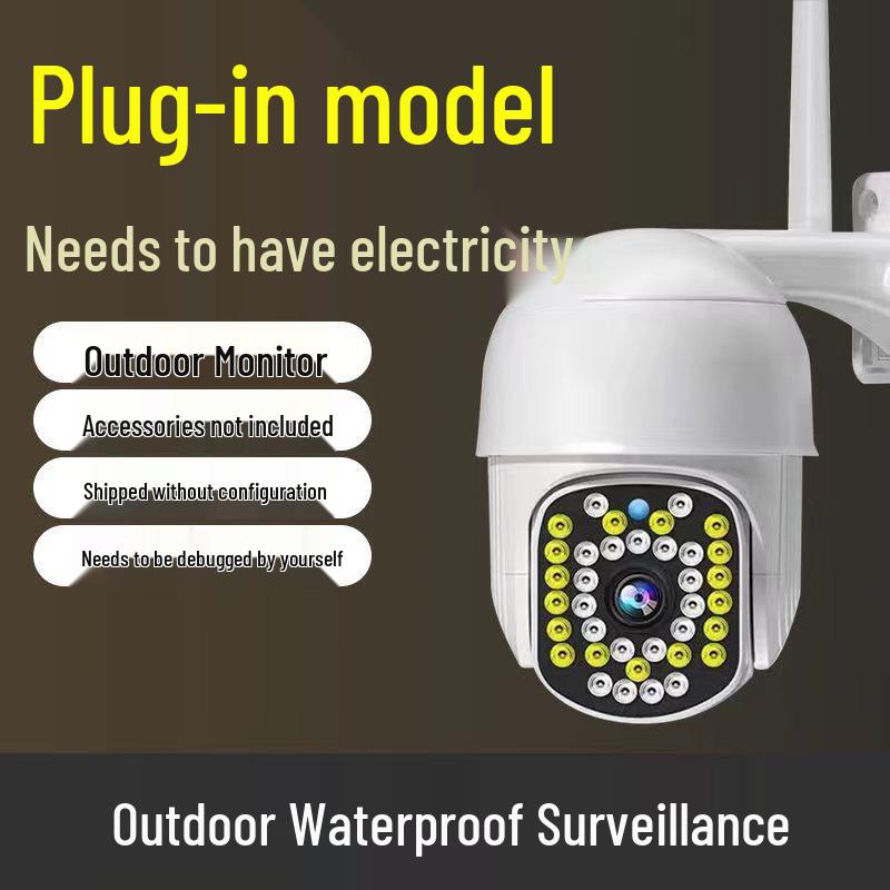 Câmera de Vigilância Solar 360° com Visão Noturna a Cores, Rastreamento Inteligente, À Prova d'Água - Modelo A3, Frete Grátis