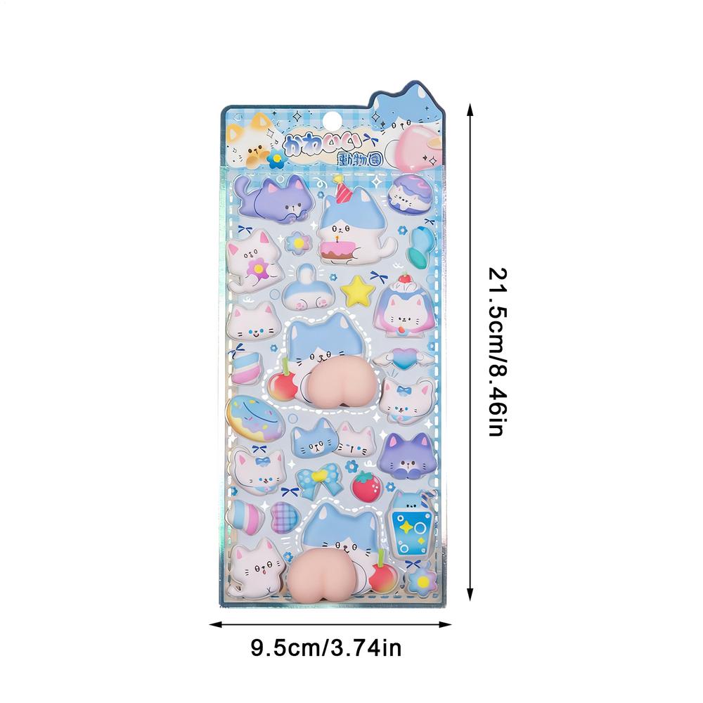 

Water Bottle Stickers Cartoon-Themed EVA Sticker Journal Ledger Book Decal For Water Cups Laptops Wall Guitars Suitcases Luggage