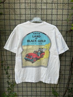 Vintage 90s The Adventures of Tintin Cartoon Comics T-shirt Size L