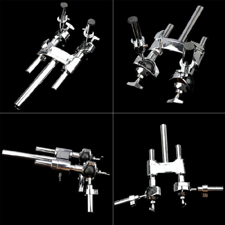Jazzes Drum Parts Drum Holder Base Connecting Clamp Holder Double Drum Set Clamp