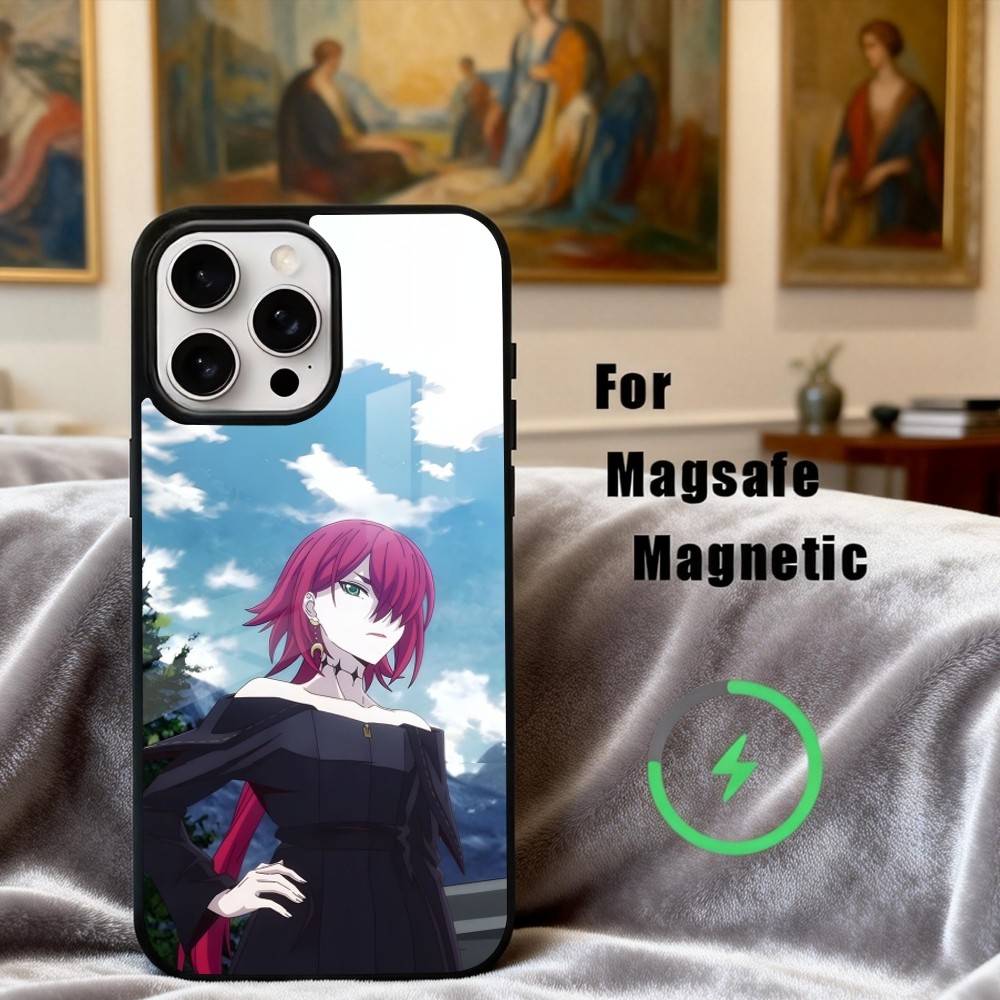 Manga R-Ragna C-Crimson-N Handyhülle Für iPhone 17,16,15,14,13,12,Plus,Pro,Max für Magsafe Magnetisches Kabelloses Laden