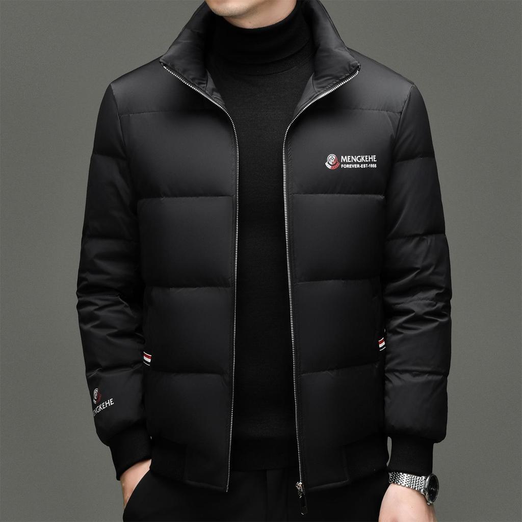 Men's Winter Thick Stand Collar Down Jacket - Trendy, High-End, Rogue Chic, Warm Bread Jacket Casual Outerwear