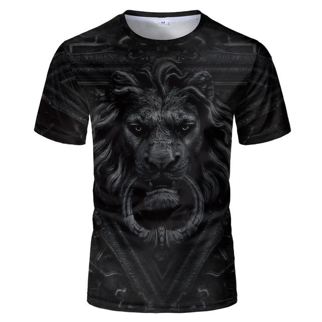 Fashion 3d T-shirt Animal Lion Shirt Camiseta 3d T Shirt Men Funny T Shirts Mens Clothing Casual Fitness TeeTop Tiger Tshirt