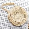 Bohemian Straw Bags for Women Circle Beach Handbags Summer Rattan Shoulder Bags Handmade Knitted Travel Big Totes Bag New
