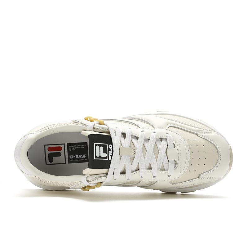 New FILA Fashion Low Top Casual Shoes Women's White Gray F12W443112FMW