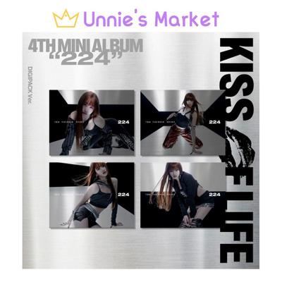KISS OF LIFE [224] Digipack Ver.Ver. Viertes Mini-Album (JULIE Ver., NATTY Ver., BELLE Ver., HANEUL Ver.)