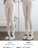 Korean Style High Waist Velvet Base Layer Pants for Women - Winter Slimming, Comfortable, Stretchy, and Non-Bulky.