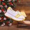 Sneakers women's shoes 2025 new summer versatile shallow mouth leisure travel muffin thick-soled dad little white single shoes