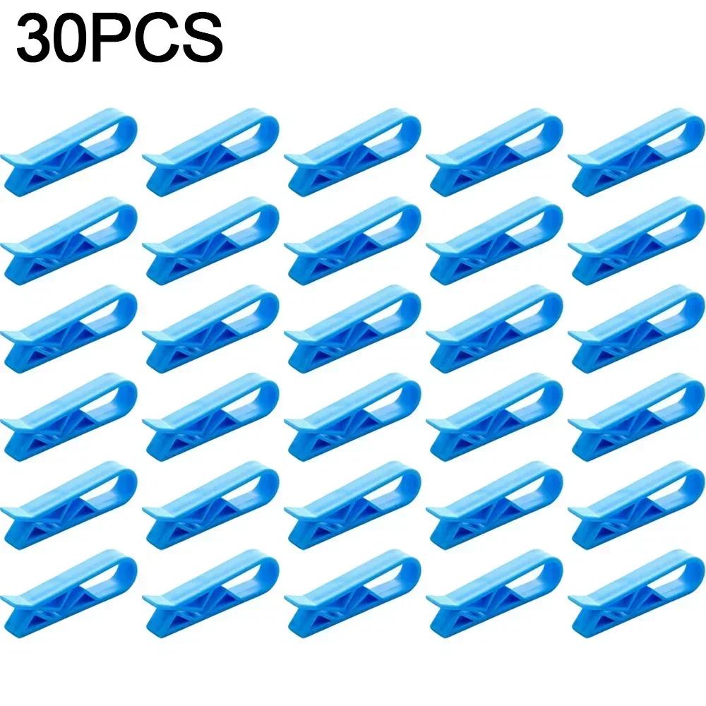 50/20Pcs Garbage Bin Clips Trash Bag Fixation Clip Plastic Snack Bag Clamps Practical Anti-Slip Holder Home Kitchen Storage Tools