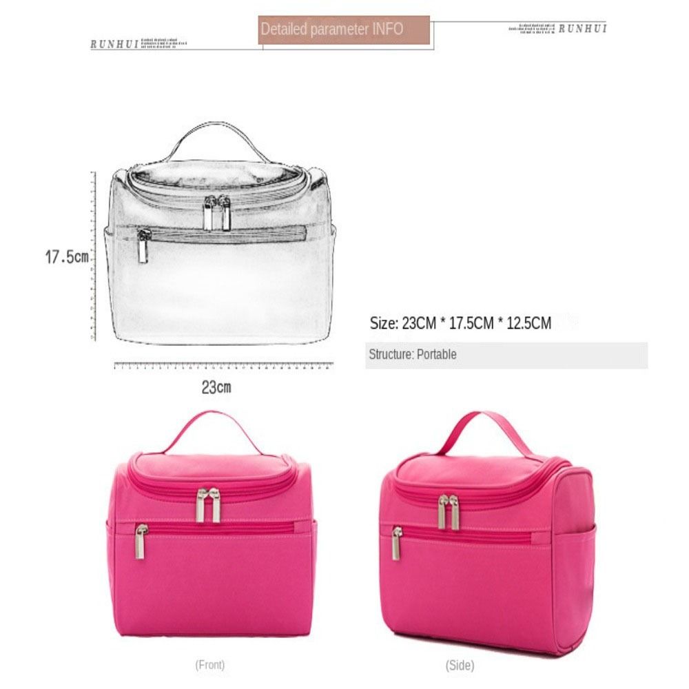 Women Men Toiletry Pouch Waterproof Cosmetic Bag Organizer Travel Makeup Bag Hanging Storage Wash Bag
