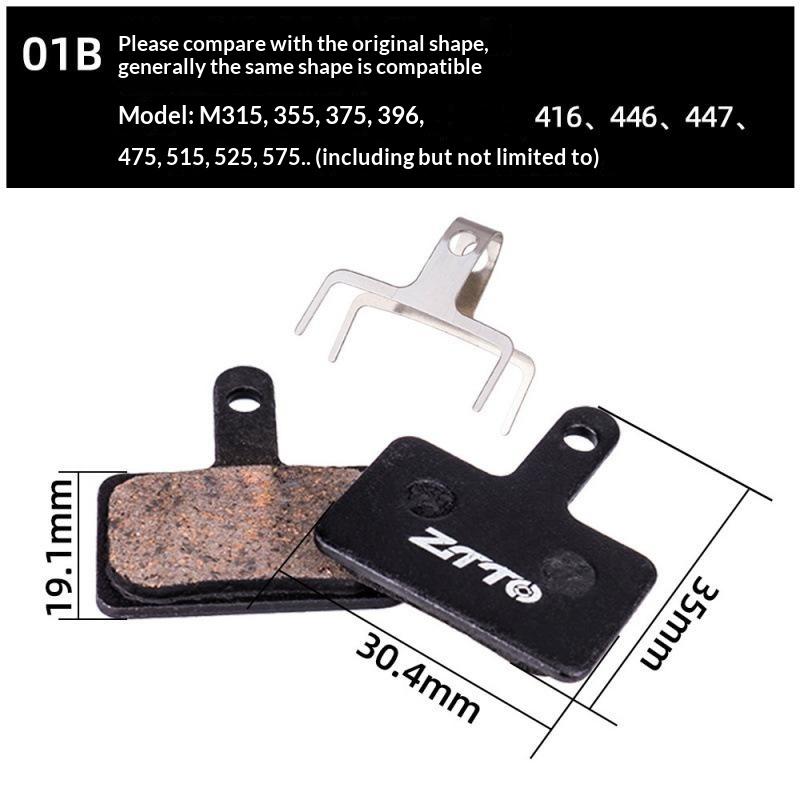1 Coppia Pastiglie Freno Lega di Rame per Bicicletta Pastiglie Freno Idrauliche Pastiglie Resistenti all'Usura Per Bicicletta Pastiglie Freno a Disco Semi-Metalliche