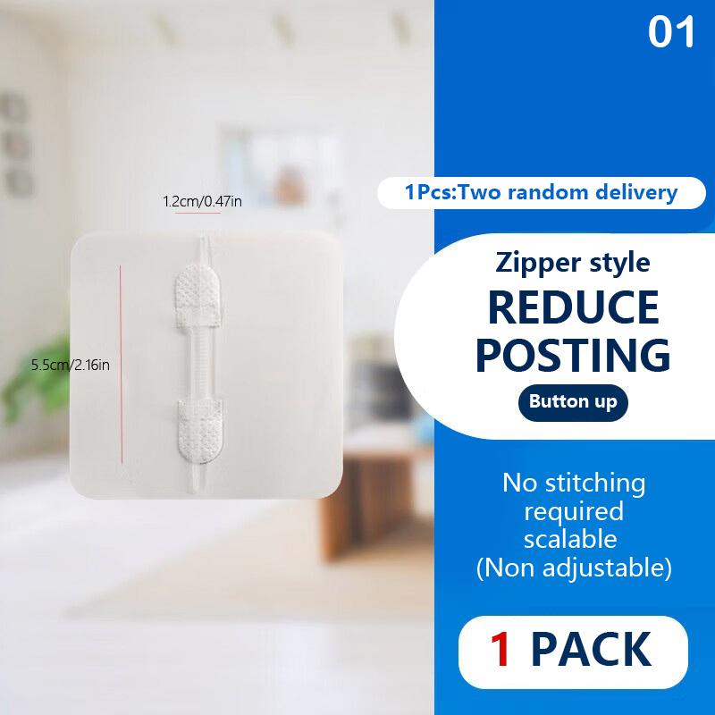 

Emergency Zip Stitch Wound Closure Sutures Bandages for Quick Clot Wound Repair Stitches Required Ideal for Outdoor Activities