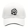 Bear Paw Forest Landscape Baseball Cap Unisex Polyester Outdoor Adjustable Streetwear Cap