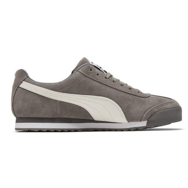 PUMA Roma Suede Low Tops Sports Training Shoe Gray Unisex 365437-12