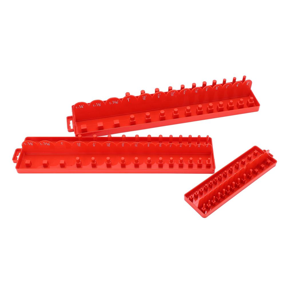 3ks Sada organizérů na nástrčné klíče Multifunkční úložný prostor pro nástrčné klíče do dílenského kufříku pro opravy aut