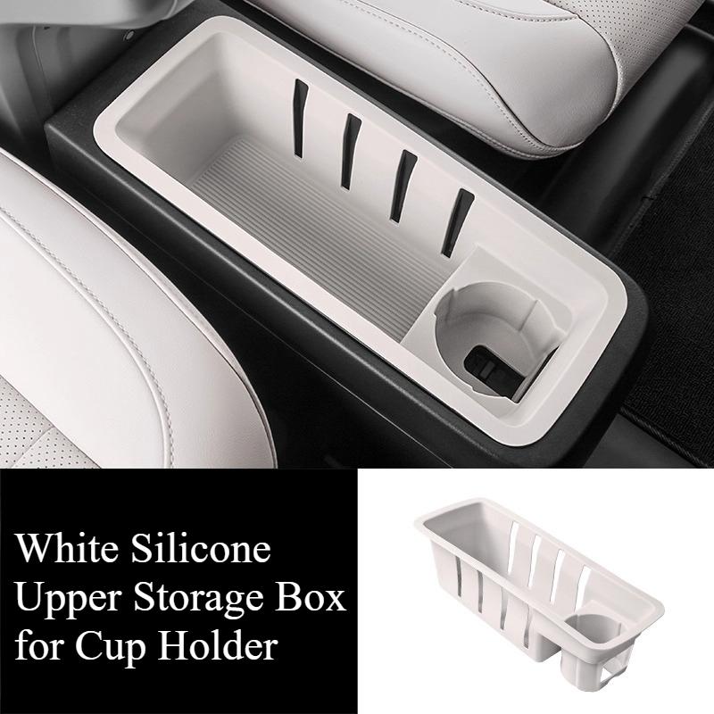 For Chery ICAR V23 2025 Central Control Water Cup Silicone Storage Box Shock Absorber Silent Modification Interior Accessories