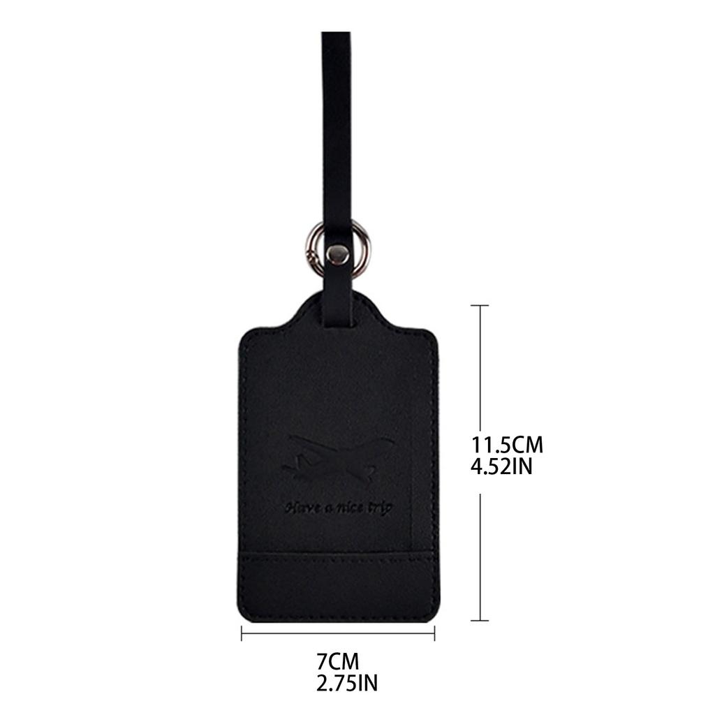 PU Leather Plane Pattern Luggage Tag Honeymoon Wedding Bridal Gift Cute Suitcase Tags for Women Men Travel Accessories
