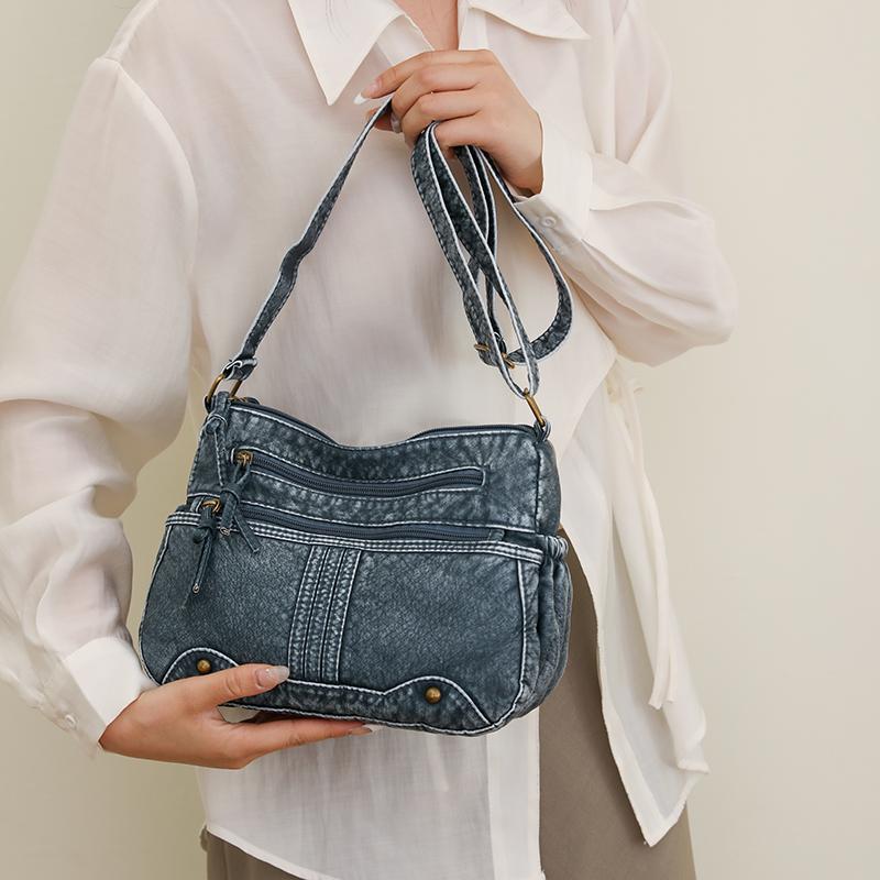 High Quality Ladies Tote Bag Women'S Shoulder Crossbody Bag 2025 New Simple Multi Compartment Women'S Bag Small Handbags