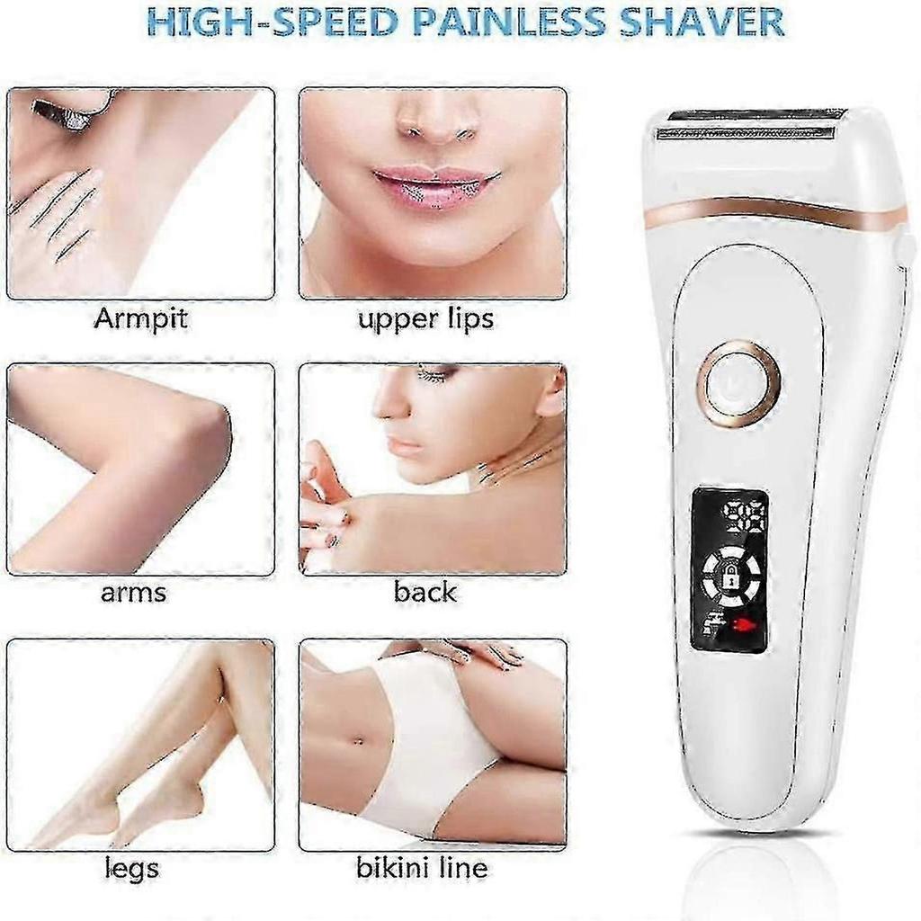 Women's Electric Shaver Women's Shaver Usb Rechargeable Cordless Lady Shaver Waterproof Wet And Dry