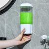 500ML Wall Mounted Shampoo Soap Dispenser Bathroom Non-punching Manual Press Soap Liquid Dispenser Touchless Disinfectant Bottle