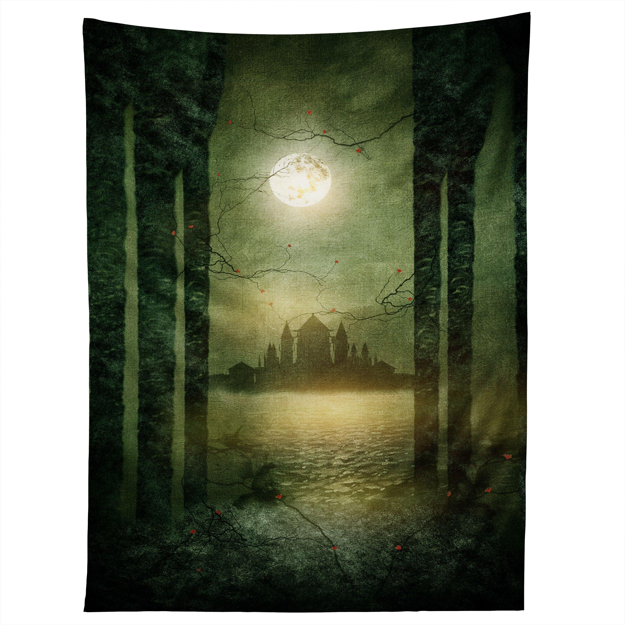 THE MOON IS SINGING tapestry 75x100